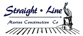 Straight Line Marine Construction Logo